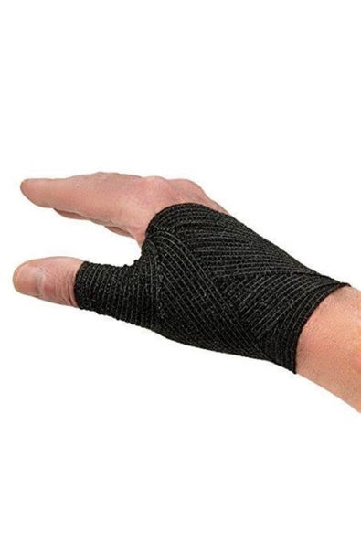 IRON Siyah Kendinden Yapışkanlı Bandaj Koban 5cmx4.5m - 4