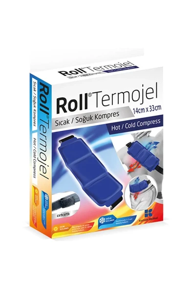 ROLL Termojel Sıcak Soğuk Kompres Jel 14X33 Cm Kumaş Kaplı - 1