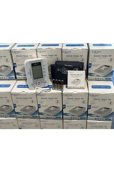 LİFENET Türkçe Konuşan Hafızalı Pil Ile Çalışan Koldan Ölçen Elektronik Tansiyon Aleti Jn-163d - 4