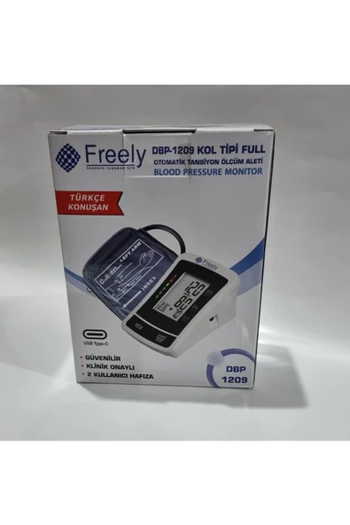 FREELY Dbp-1209 Kol Tipi Türkçe Konuşan Tansiyon Aleti
