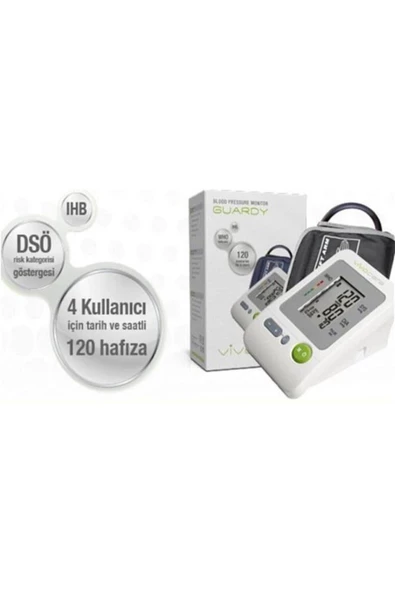 VİVOCARE Koldan Ölçen Dijital Tansiyon Aleti Guardy - 4