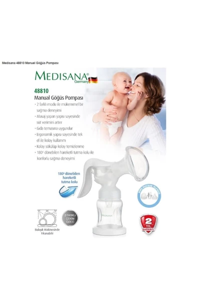 MEDİSANA 48810 Manuel Tekli Göğüs Pompası - 2