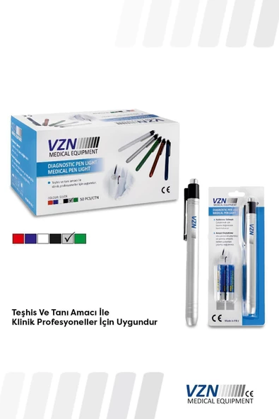 VZN Penlight Doktor Muayene Işıklı Yaka Kalemi - 2