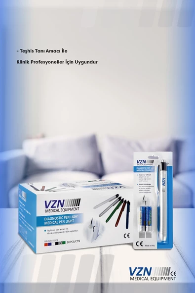 VZN Penlight Doktor Muayene Işıklı Yaka Kalemi - 4