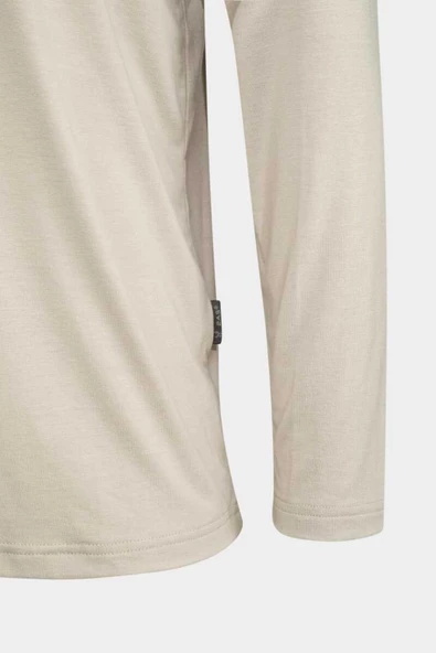 2AS Vernon Erkek Uzun Kol Viloft T-Shirt Beyaz - 4