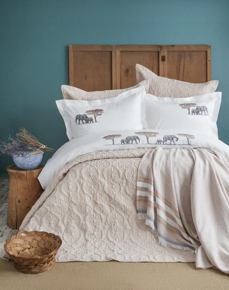 ÇİFT KİŞİLİK TIMELESS PRIME SET ALEPH LINEN - YATAK ORTUSU