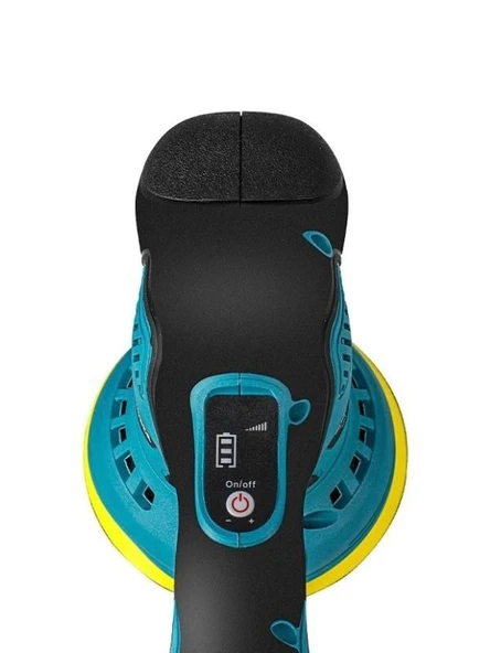 Orbital Devir Ayarlı Polisaj Makinesi Eksantrik Dönüşlü Kömürsüz Cila Hediyeli - 6