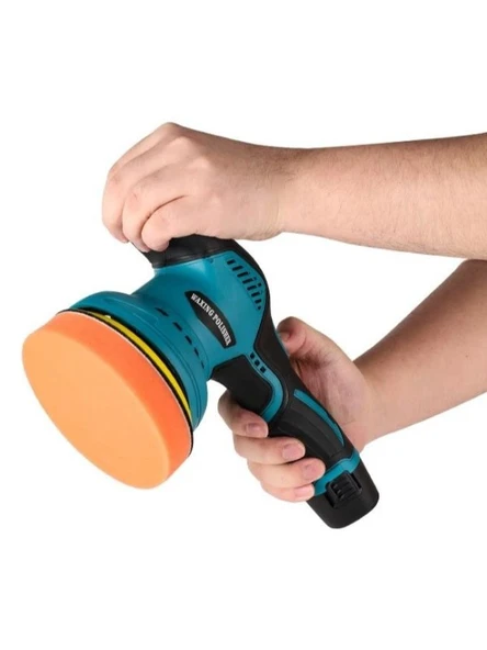 Orbital Devir Ayarlı Polisaj Makinesi Eksantrik Dönüşlü Kömürsüz Cila Hediyeli - 4