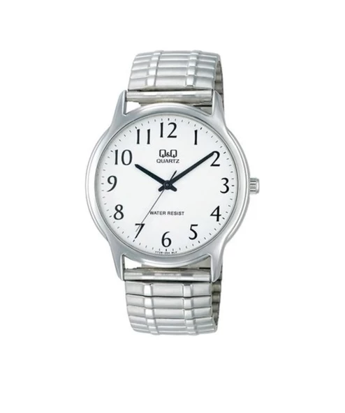 QQ VY28J204Y Elastik Kordonlu Metalik Renk Erkek Kol Saati