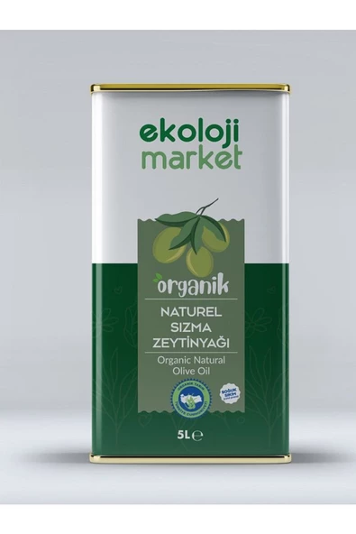 Organik Soğuk Sıkım Zeytinyağı 5 lt - 2