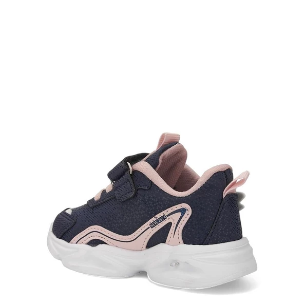 Albishoes Kız Bebek Mevsimlik Kışlık Hafif Rahat Taban Cırtlı Sneaker Bebek Spor Ayakkabı (22-25) - 3