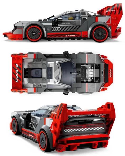 Lego Speed Champions Audi S1 e Tron Guattro Yarış Arabası 76921 - 2