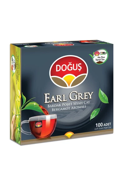 Doğuş Earl Grey Bardak Poşet Çay 100lü 2 gr