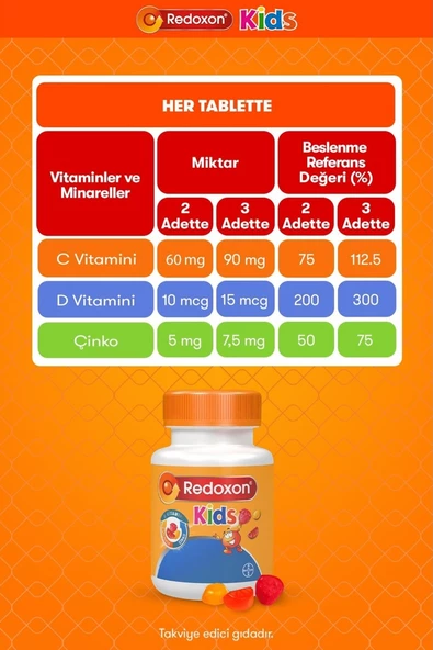 Supradyn Kids 60 Tablet + Redoxon Kids 60 Tablet - 5