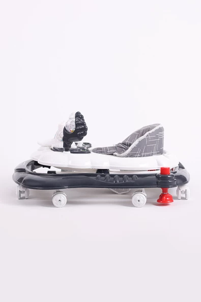 Vavbaby Carolin Oyuncaklı 3 Kademeli Örümcek Bebek Yürüteci Füme - 4