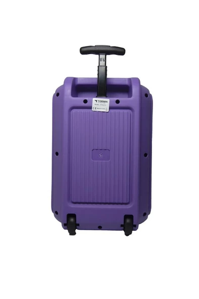 Torima KTS-2111 Mor RGB Ledli Mikrofonlu Tekerlekli Bluetooth Hoparlör Speaker - Resim 4