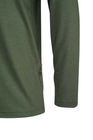 2AS Vernon Erkek Uzun Kol Viloft T-Shirt Haki - 3