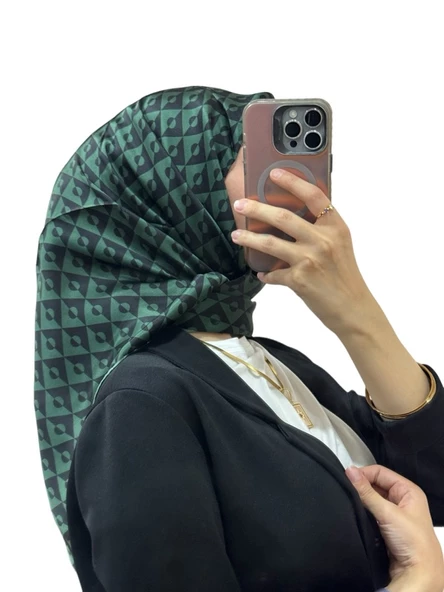 AKER İPEK KREP SATEN EŞARP 8912701 - 11