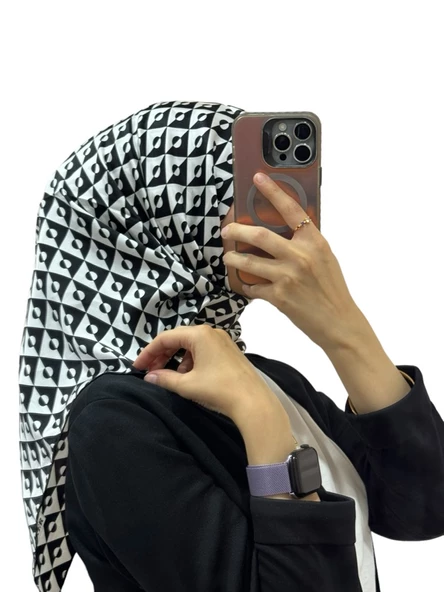 AKER İPEK KREP SATEN EŞARP 8912701 - 8