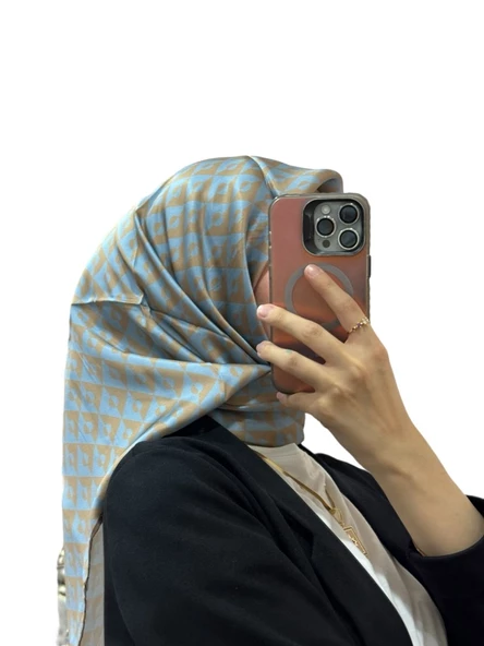 AKER İPEK KREP SATEN EŞARP 8912701 - 5