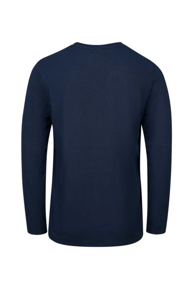 2AS Vernon Erkek Uzun Kol Viloft T-Shirt Lacivert - 5