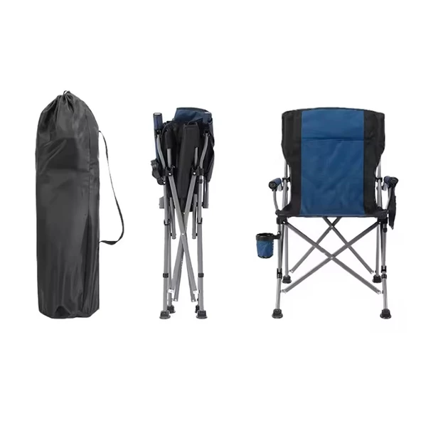 Efsane Kamp - Profesyonel Fold&Go Katlanır Kamp Sandalyesi – Mavi - 5