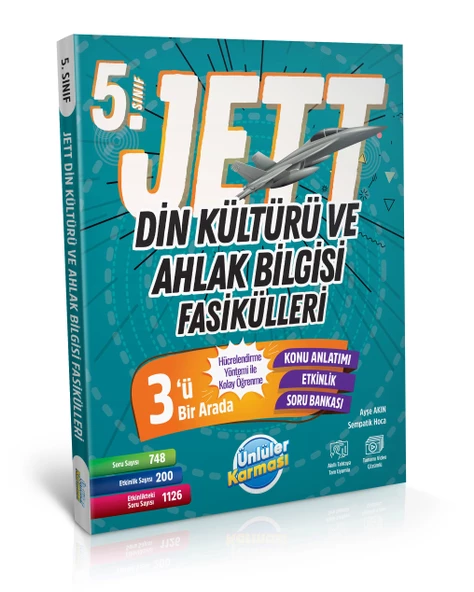 Ünlüler Karması 5. Sınıf Jett Din Kültürü ve Ahlak Bilgisi Fasikülleri Soru Bankası