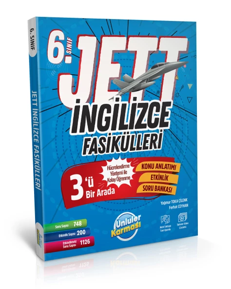 Ünlüler Karması 6. Sınıf Jett İngilizce Fasikülleri Yeni ürün görseli