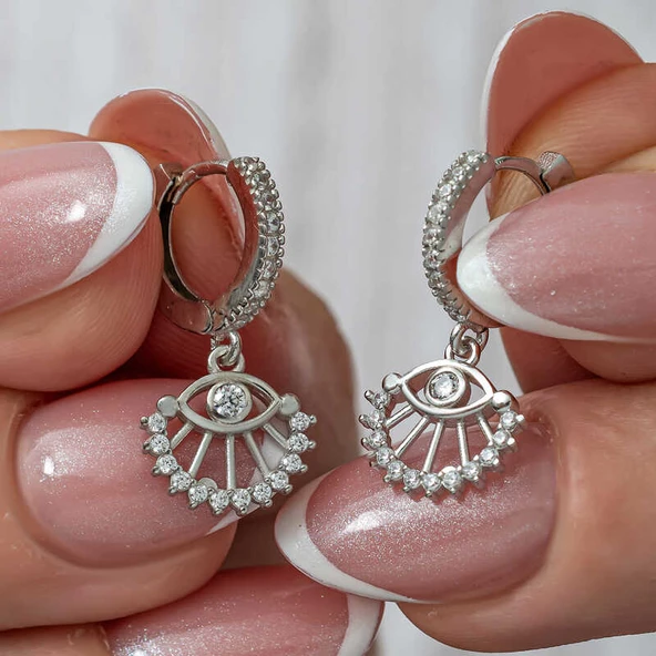 Himarry Gümüş Sallantılı Göz Kadın Küpe ürün görseli