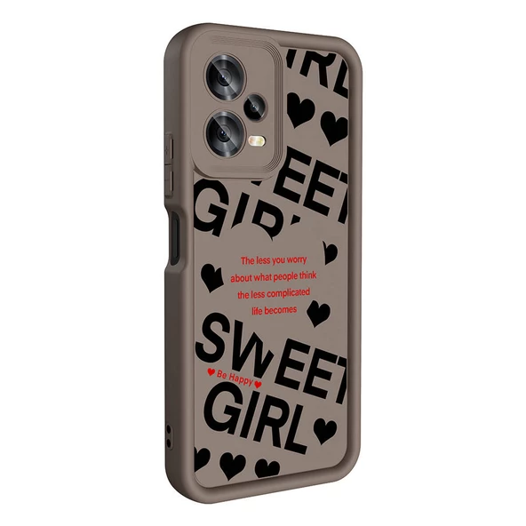 Xiaomi Redmi Note 12 5G Kılıf Kamera Korumalı Baskılı Arka Yüzey Klas Kapak - Resim 11