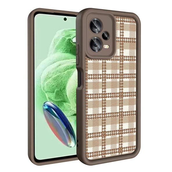 Xiaomi Redmi Note 12 5G Kılıf Kamera Korumalı Baskılı Arka Yüzey Klas Kapak - Resim 2