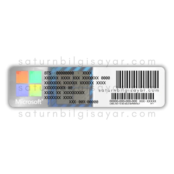 Universal Win 10 Pro 64bit Tr Oem Lisans Etiketi Fqc-08977 - 2