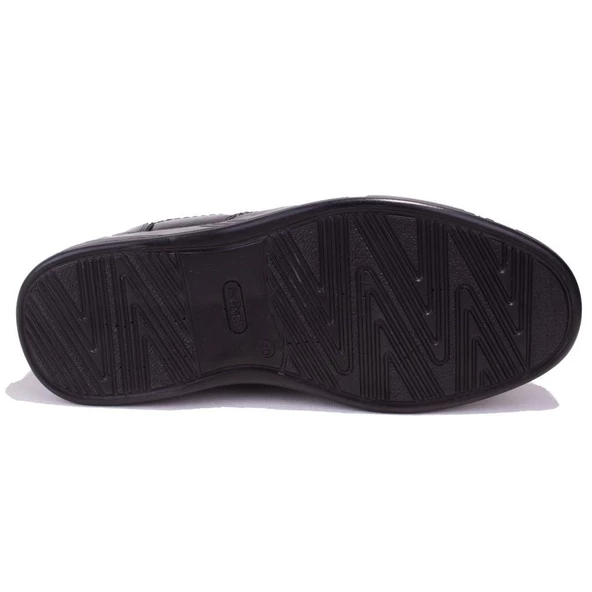 Dagoster DMA08-251 Siyah Ortopedik Günlük Erkek Deri Ayakkabı - Resim 4