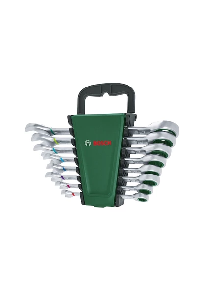 Bosch Cırcır Kombine Anahtar Seti 8 Parça - 1600A027PS