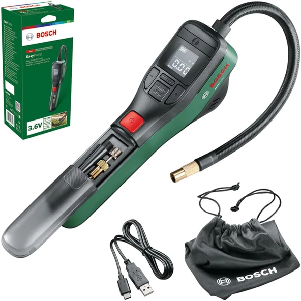 Bosch EasyPump Akülü Hava Kompresörü - 0603947000