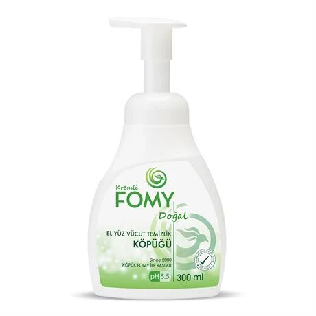 FOMY Doğal ve Narin El Temizleme Köpüğü - Özenle Hazırlanmış Nemlendirici Yenileyici Formül 300ml - 2