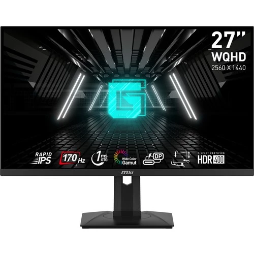 MSI 27 G274QPF FLAT RAPID IPS 2560X1440 (WQHD) 16:9 170HZ 1MS ADAPTIVE SYNC GAMING MONITOR