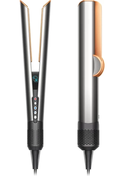 Dyson Airstrait Parlak Nikel ve Bakır Saç Düzleştirici