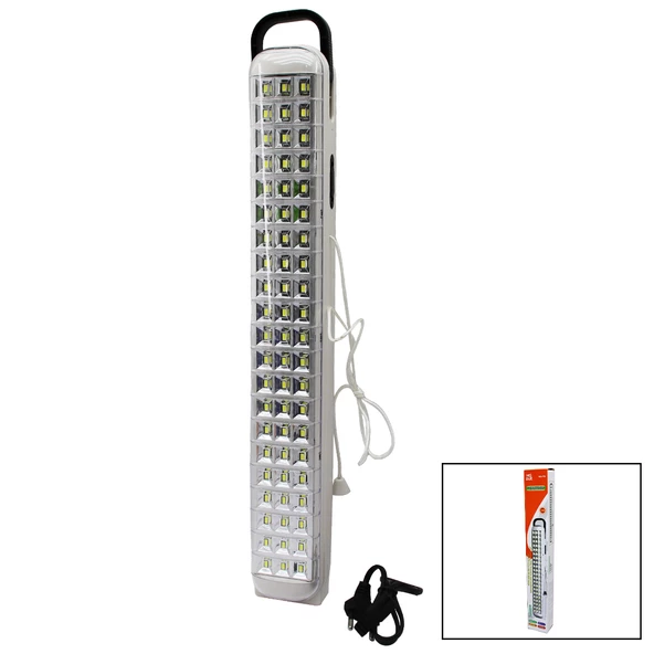 63SMD LED LAMBA IŞILDAK FENER FİŞ ŞARJLI - İPLİ AÇ KAPA - KULPLU (4593)