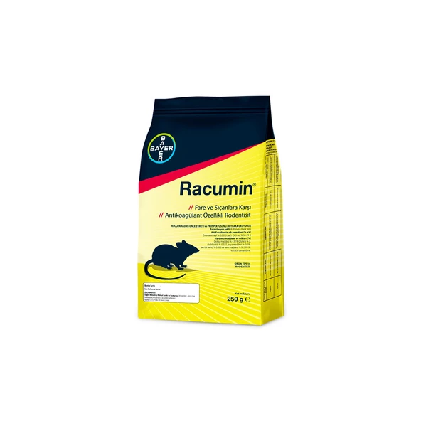 BAYER RACUMİN BUĞDAY FARE YEMİ 250GR. RODETİSİT KUTU (4593)