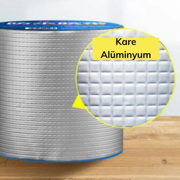 Yüksek Sıcaklık Dayanan Su Geçirmez Çatı Boru Duvar Çatlak Onarıcı Yapışkan Bant Folyo 5 cm (4593)