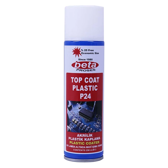 BETA P24 PLASTİK SPREY 200ML (PLASTİK KAPLAYICI) (4593)