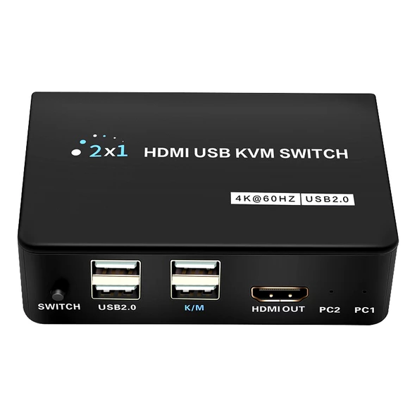 4K HDMI USB KVM SWITCH 2X1 (4593)