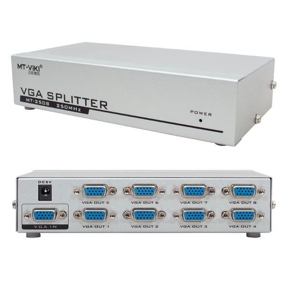 1920X1440 250 MHZ 8 PORT VGA DAĞITICI SPLITTER (4593)