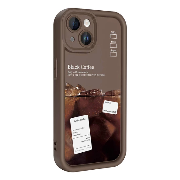 iPhone 15 Kılıf Kamera Korumalı Baskılı Arka Yüzey Klas Kapak - Resim 10