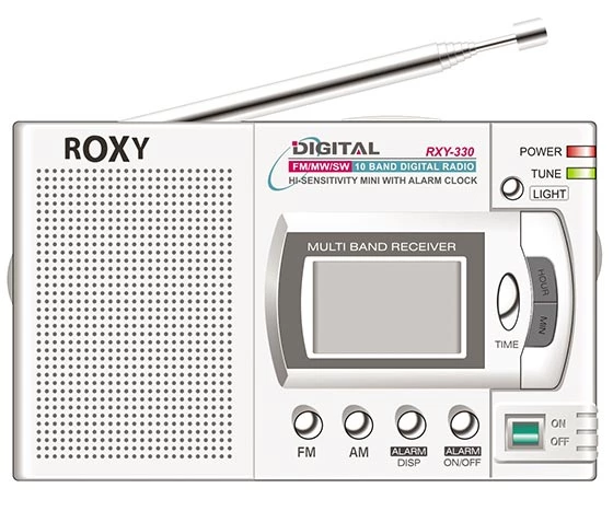 ROXY RXY-330 10 BANT DİGİTAL GÖSTERGELİ PİLLİ RADYO (4593)