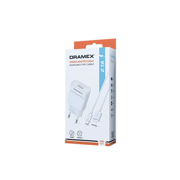 D21T CHARGER ADAPTER TYPE-C USB SET 2.1A EV ŞARJ ALETİ (4593)