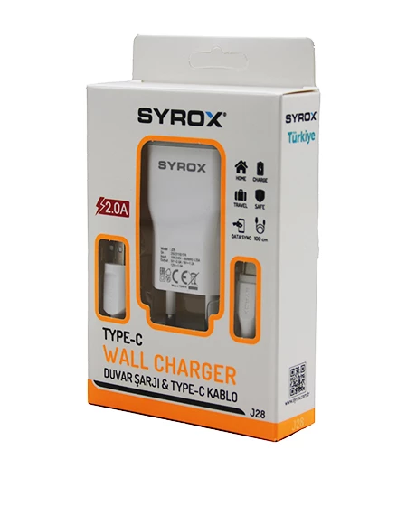 TYPE-C USB SET 2.0A WALL CHARGER EV ŞARJ ALETİ (4593)