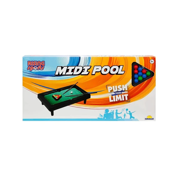 Midi Pool Orta Boy Bilardo Oyun Seti - 040AK