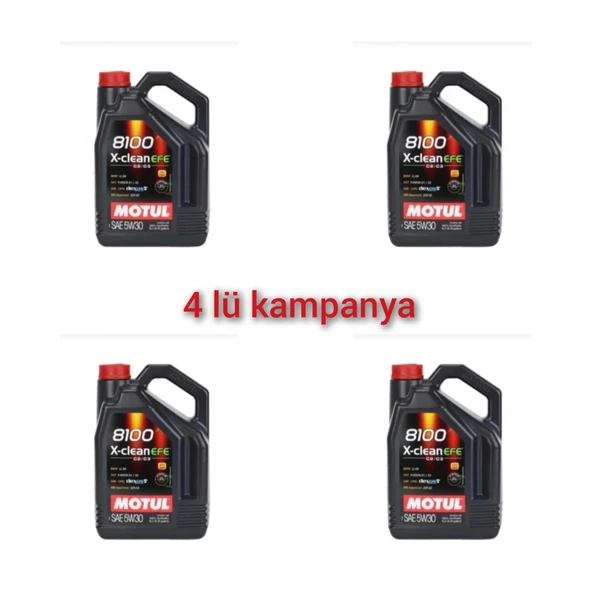 Motul X-clean efe 5w30 5 lt 2022 ürt